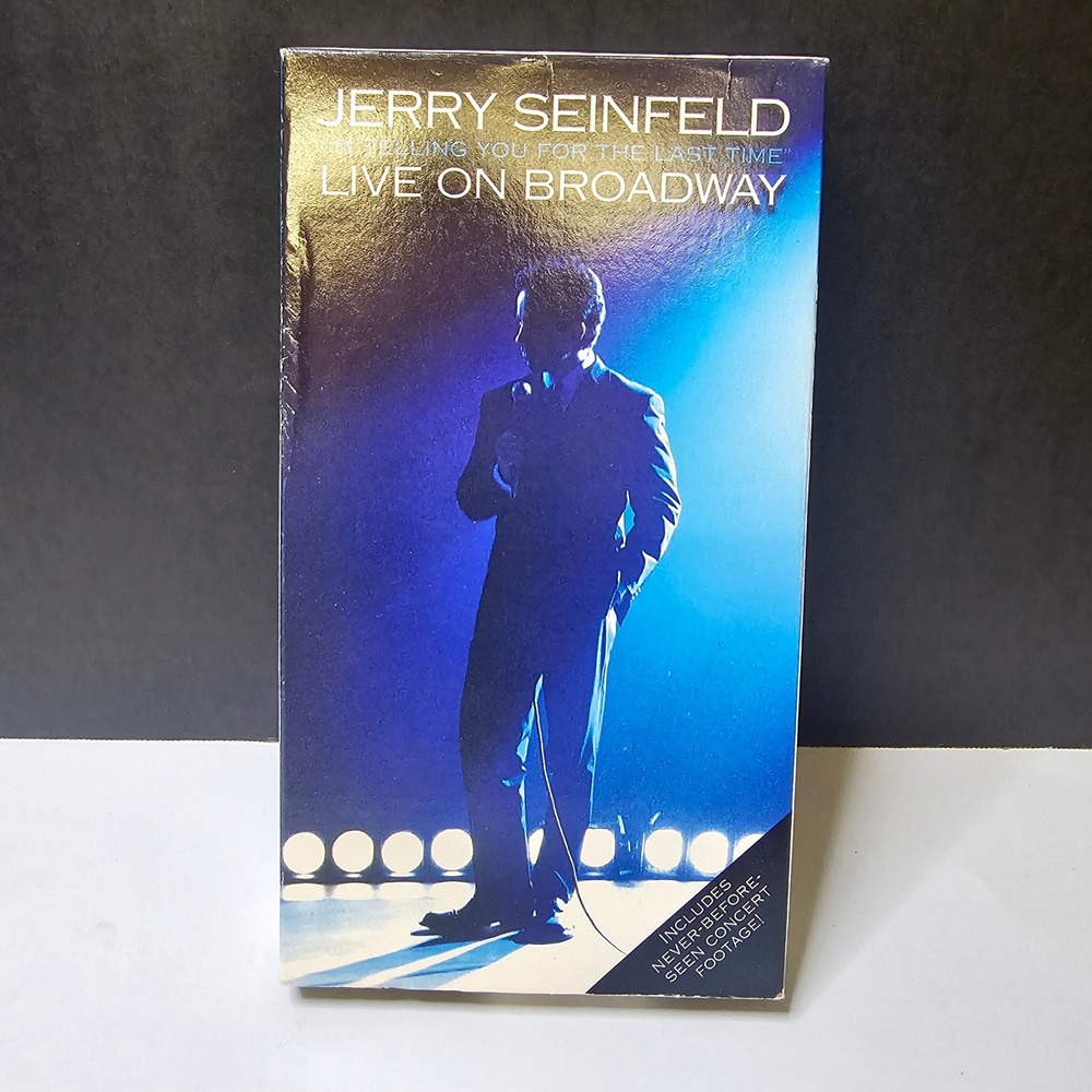 Jerry Seinfeld I'm Telling You For The Last Time Live On Broadway VHS 1998 HBO